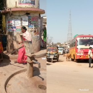 नगरी बस स्टैंड का हाल-बेहाल ना सर छुपाने को छत, ना पीने को पानी