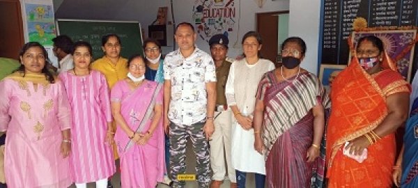 शासकीय उच्चतर माध्यमिक विद्यालय मेडेसरा के विद्यार्थियों को महिला संबंधी अपराध एवं साइबर क्राइम के संबंध में किया गया जागरूक