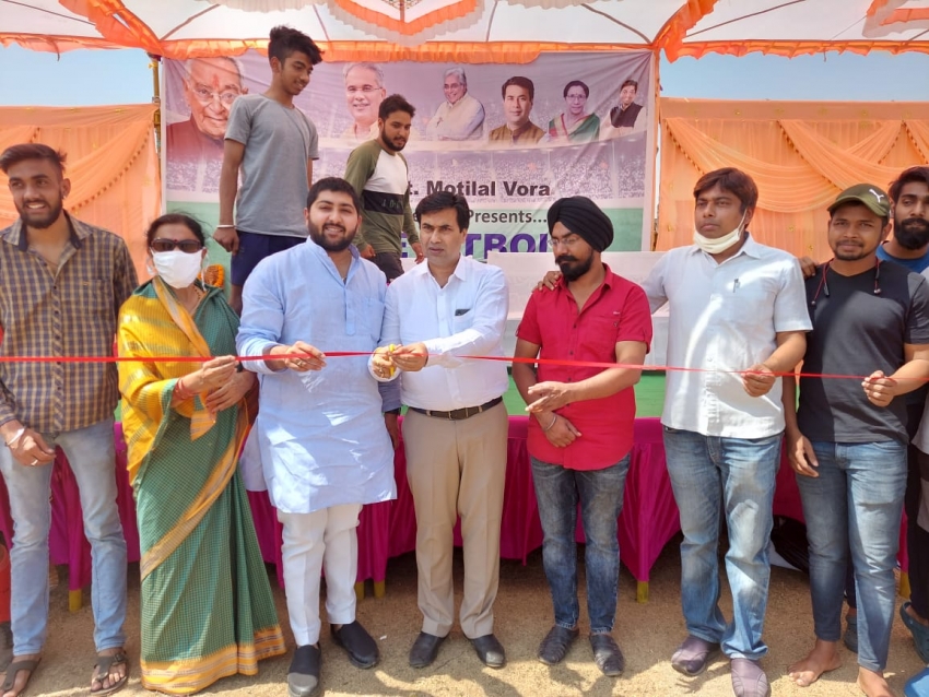 कातुलबोर्ड में होगा 4 दिवसीय राज्य स्तरीय फुटबाल मैच, महापौर ने किया फीता काट कर खेल का शुभारंभ