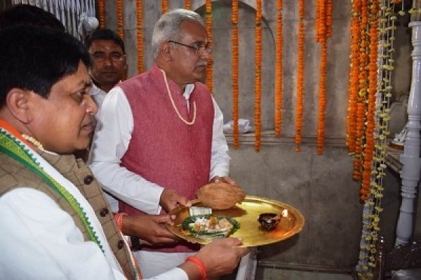 गिरौदपुरी मेला में शामिल हुए मुख्यमंत्री  भूपेश बघेल