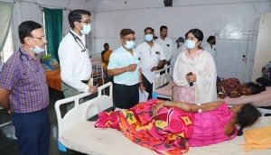 कलेक्टर ने किया कोमलदेव जिला अस्पताल का औचक निरीक्षण