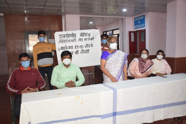 राजनांदगांव कोविड.19 लैबोरेटरी में एक लाख के ऊपर आरटीपीसीआर टेस्ट पूर्ण , उपलब्धि हुई हासिल