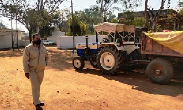 परिवहन उड़नदस्ता द्वारा की गई कार्रवाई