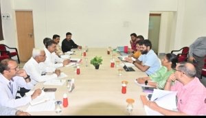 विभिन्न समस्याओं के समाधान के लिए भिलाई निगम एवं बीएसपी प्रबंधन के अधिकारियों के मध्य हुई महत्वपूर्ण बैठक
