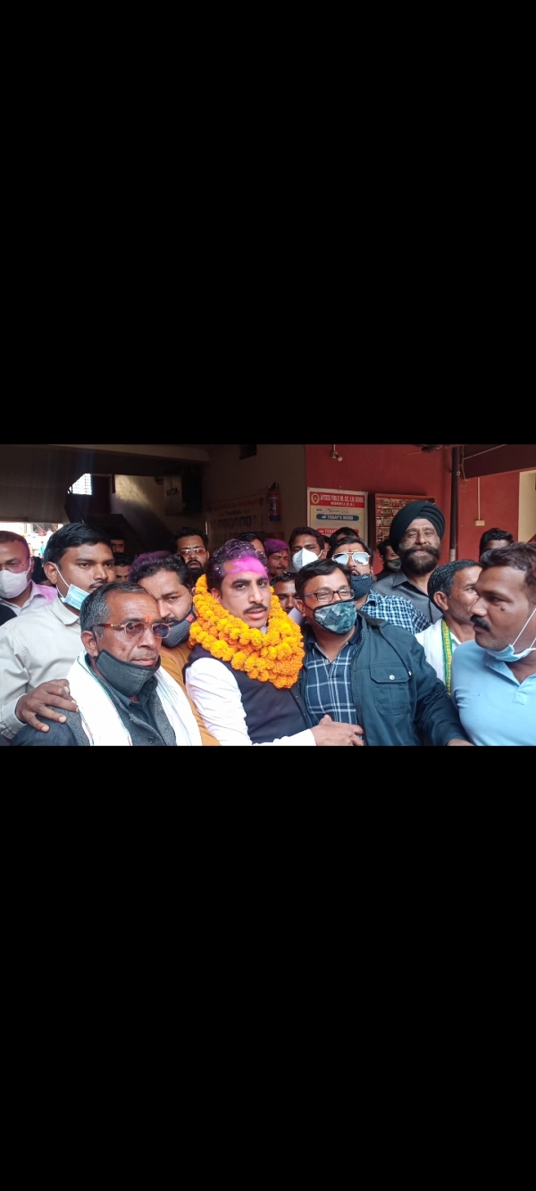 कांग्रेस की कब्जा नगरपालिका पर अध्यक्ष बने हेमेन्द्र गोस्वामी