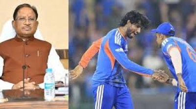 टी-20 विश्व कप में पाकिस्तान पर भारत की शानदार जीत: मुख्यमंत्री साय ने दी ऐतिहासिक जीत की बधाई