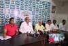 प्रदेश मुख्यालय राजीव भवन में कांग्रेस नेताओं ने देखा राहुल गांधी के प्रेस कॉन्फ्रेंस की रिकॉर्डिंग
