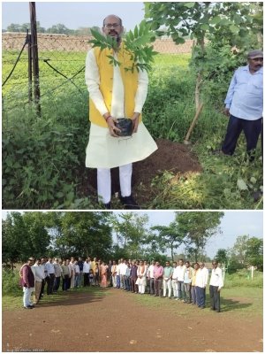 प्रकृति को सजाने व संवराने का महत्वपूर्ण कार्य खबरनामा ग्रुप के साथी कर रहे है ** जितेन्द्र वर्मा*