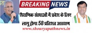 भाजपा के षड़यंत्रों के कारण 76 प्रतिशत आरक्षण राजभवन में अटका है: दीपक बैज