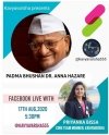 राष्ट्रपति पुरस्कार प्राप्त छत्तीसगढ़ की ये बेटी लेगी समाज सेवी अन्ना हजारे का साक्षात्कार आज शाम 5.30 फेसबुक लाइव में