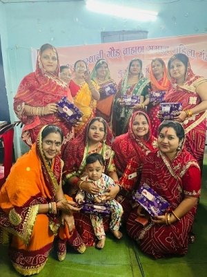 राजस्थानी गौड़ ब्राम्हण समाज महिला मंडल का तिलकुटा चौथ पर आयोजन