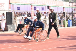 बस्तर ओलम्पिक में अदम्य साहस की मिसाल बनी व्हील चेयर दौड़