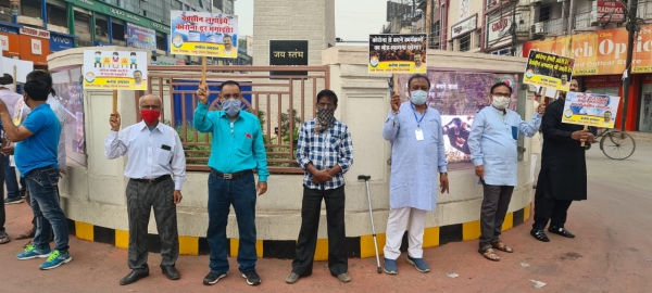 कोरोना सेफ्टी जरूरी है इसलिए भीड़ से बचना मजबूरी है - कन्हैया....