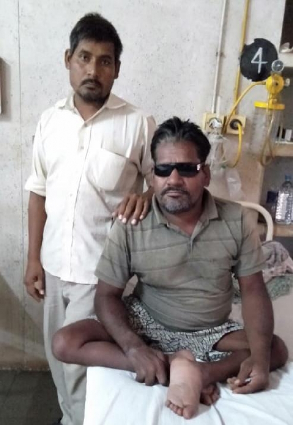 *दिव्यांग डोमार की आँख में आई रोशनी*