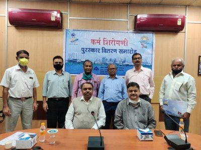 शिरोमणि पुरस्कार से सम्मानित हुए पॅावर जोन के बी.एस.पी.अधिकारी एवं कर्मचारी