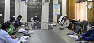 जिले में शासन से प्राप्त लक्ष्य के अनुरूप कोरोना वायरस (कोविड-19) की जाॅच शतप्रतिशत हो - कलेक्टर