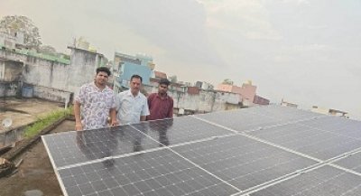 प्रधानमंत्री सूर्यघर योजना: लोरमी के राजेन्द्र के घर में सौर ऊर्जा से बिजली की हो रही बचत