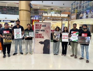 पृथ्वी दिवस पर भारत के युवाओं का 20 शहरों में अभियान- डेयरी उ&zwnj;द्योग की पर्यावरणीय कीमत पर सवाल