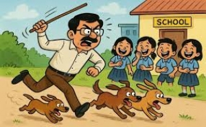 शिक्षकों को आवारा कुत्तों की निगरानी का जिम्मा, बघेल ने बताया अपमान – मंत्री बोले, सुप्रीम कोर्ट के निर्देश पर कार्रवाई