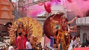 48 वर्षों की परंपरा जीवित: क्वांर नवरात्र में सत्तीचौरा और गंजमंडी की ‘दो बहनों’ का ऐतिहासिक मिलन