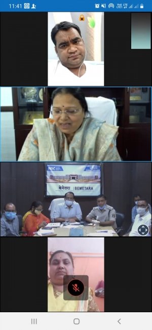 प्रभारी मंत्री ने ली जिले की वर्चुअल समीक्षा बैठक, संसदीय सचिव गुरुदयाल सिंह हुए शामिल