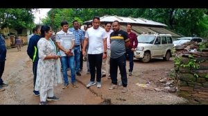 महापौर और कलेक्टर ने किया विभिन्न वार्डों का निरीक्षण