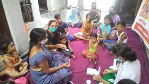 आंगनबाड़ी केंद्रों में खिलाई गई फाइलेरिया रोधी दवा