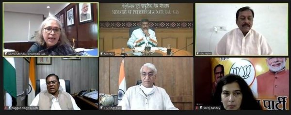 बीएसपी के जम्बो कोविड केयर सेंटर का केन्द्रीय मंत्री धर्मेन्द्र प्रधान ने किया लोकार्पण