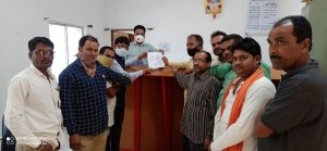 खुड़मुडा हत्याकांड की सीबीआई के लिए सोनकर समाज नवागढ़ ने दिया ज्ञापन