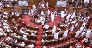 विपक्ष के हंगामे के कारण राज्यसभा की कार्यवाही 2 बजे तक के लिए स्थगित