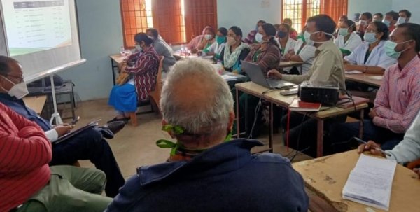 कोविड टीकाकरण : तैयारियों को लेकर एक दिवसीय प्रशिक्षण कार्यशाला