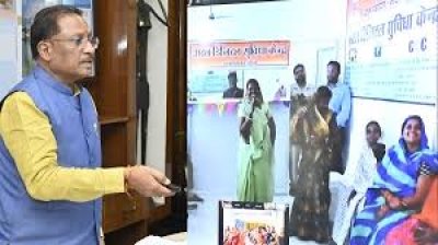 मुख्यमंत्री विष्णु देव साय ने राष्ट्रीय पंचायती राज दिवस के अवसर पर किया ‘अटल डिजिटल सुविधा केंद्र’ का वर्चुअल शुभारंभ