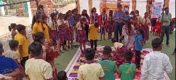 समर्थन और स्वास्थ्य विभाग के सहयोग स्कूल में हुआ टीकाकरण कैंप