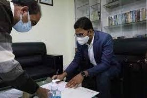 कोरिया : &rsquo;नव पदस्थ कलेक्टर  कुलदीप शर्मा ने पदभार ग्रहण किया&rsquo;