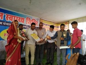 तेलीगुंडरा पाटन में 230 लोगों का हुआ नि:शुल्क स्वास्थ्य परिक्षण ग्राम