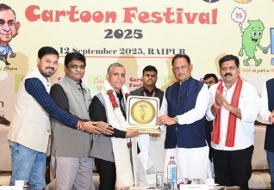 मुख्यमंत्री साय कार्टून फेस्टिवल-2025 में हुए शामिल