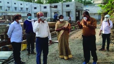 महापौर ने किया मोहारा फिल्टर प्लांट एवं संजारी गांव में निर्मित सम्पवेल का निरीक्षण