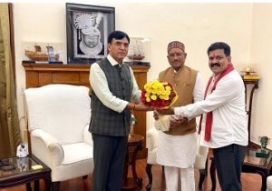 मुख्यमंत्री साय ने नई दिल्ली में केंद्रीय मंत्री डॉ. मनसुख मंडाविया से रोजगार सृजन, श्रमिक कल्याण और खेल सुविधाओं पर की चर्चा