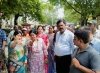 नाली निर्माण कार्य में आ रही बाधाओं का तत्काल निराकरण करें : महापौर अलका बाघमार,
