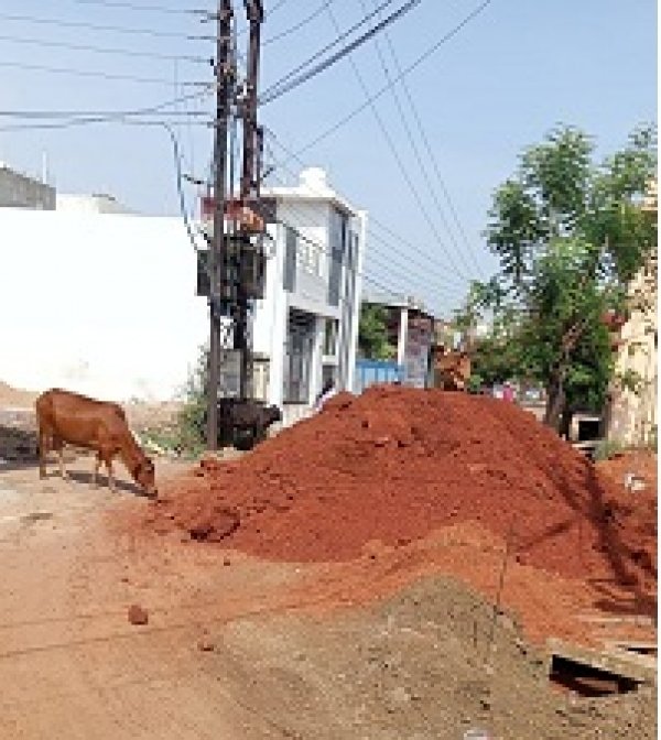 सड़क क्षेत्र में भवन सामग्री डाला तो लगेगा जुर्माना,निगम की टीम रखेगी निगरानी