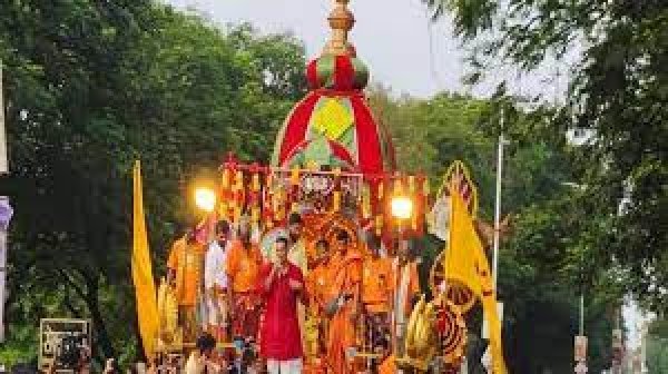 जगन्नाथ मंदिर सेक्टर चार में नीलाद्री बिजय का कार्यक्रम संपन्न