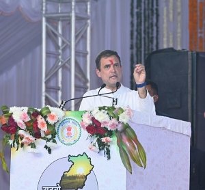 सांसद  राहुल गांधी की उपस्थिति में भूमिहीन श्रमिकों ने  गांधी &lsquo;सेवाग्राम&rsquo; और छत्तीसगढ़ &lsquo;अमर जवान ज्योति&rsquo; की रखी आधारशिला