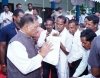 मुख्यमंत्री विष्णु देव साय को दीपपर्व की शुभकामनाएं देने बगिया में लगा रहा तांता ,मुख्यमंत्री ने सभी के सुख-समृद्धि की कामना की