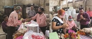 सेवानिवृत्त हुए कर्मचारियों को दी गई भावभीनी बिदाई