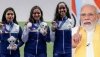 एशियाई खेल 2026: महिला 10 मीटर एयर राइफल में रजत पदक पर पीएम मोदी ने दी बधाई
