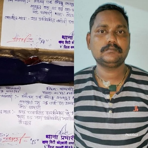 प्रतिबंधित नशीली दवाइयां बिक्री के आरोप में एक गिरफ्तार