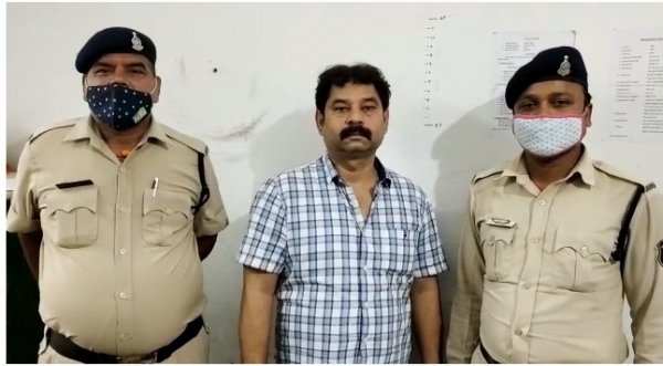फरार गैंगस्टर विनोद बिहारी मध्यम प्रदेश में गिरफ्तार ,सतना जिले से पकड़कर लाई पुलिस