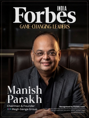 दुर्ग के उद्योगपति मनीष पारख को फोर्ब्स इंडिया के &ldquo;गेम-चेंजिंग लीडर्स&rdquo; में स्थान, स्वास्थ्य, शिक्षा और सामाजिक सरोकारों में योगदान की राष्ट्रीय स्तर पर पहचान