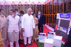 मुख्यमंत्री ने छुईखदान-गण्डई क्षेत्र को 58.89 करोड़ रूपए के विकास कार्यों दी सौगात