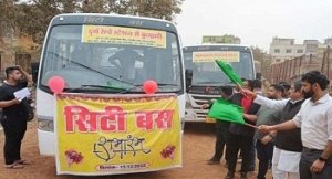 दुर्ग और भिलाई में तीन साल बाद दौडऩे लगी सिटी बस